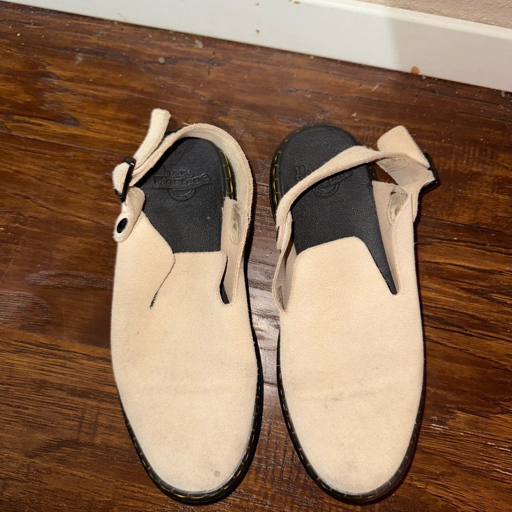 Dr. Martens Cream Sandals